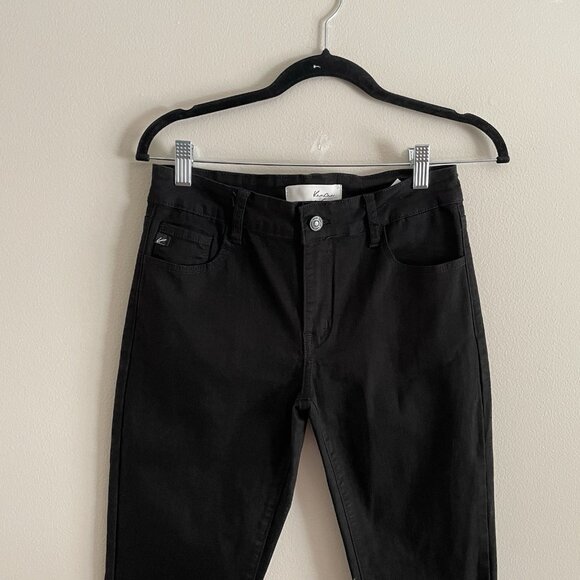 KanCan Women Size 5 Black Denim Stretch Alani Mid Rise Super Skinny Jeans - Picture 5 of 11